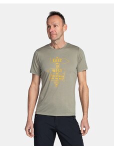 Męska koszulka techniczna Kilpi GAROVE-M ciemnozielona