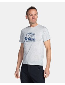 Męska koszulka techniczna Kilpi GAROVE-M jasnoszara