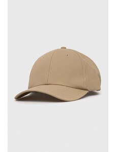 Rains czapka z daszkiem 13600 Cap kolor beżowy gładka 13600.24-24Sand