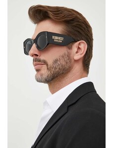 DSQUARED2 okulary przeciwsłoneczne męskie kolor czarny