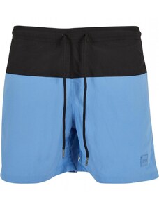 Męskie szorty kąpielowe Urban Classics Block Swim Shorts - balticblue/black