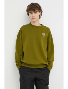 G-Star Raw bluza męska kolor zielony z aplikacją