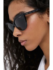 VOGUE okulary przeciwsłoneczne damskie kolor czarny