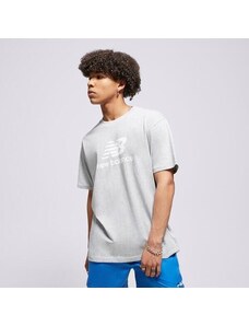 New Balance T-Shirt Nb Essentials Logo Tee Męskie Odzież Koszulki MT31541AG Szary