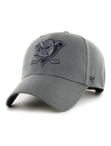 47 brand czapka z daszkiem z domieszką wełny NHL Anaheim Ducks kolor szary z aplikacją H-MVPSP25WBP-CCA