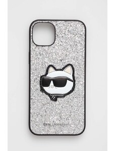 Karl Lagerfeld etui na telefon iPhone 14 Plus 6,7" kolor srebrny