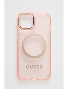 Guess etui na telefon iPhone 14 6,1" kolor różowy