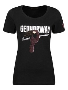 Geographical Norway Koszulka "Jeverything" w kolorze czarnym