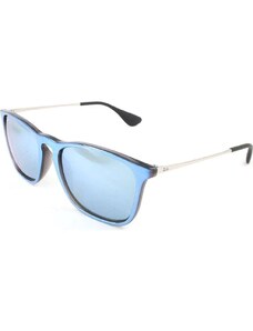 Ray Ban Męskie okulary przeciwsłoneczne w kolorze srebrno-błękitnym