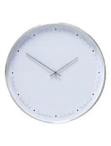 Hübsch Zegar ścienny "Time" w kolorze białym - Ø 40 cm