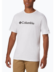 Koszulka trekkingowa męska Columbia CSC Basic Logo white
