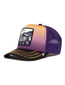 Goorin Bros czapka z daszkiem kolor fioletowy wzorzysta
