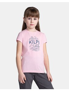 Dziewczęca koszulka Kilpi MALGA-JG jasnoróżowa