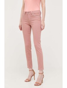 Morgan jeansy damskie kolor różowy