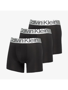Bokserki Calvin Klein Reconsidered Steel Microfiber Boxer Brief 3 Pack Black