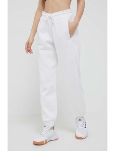 adidas spodnie dresowe kolor biały gładkie