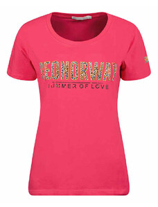 Geographical Norway Koszulka "Jolileo" w kolorze różowym