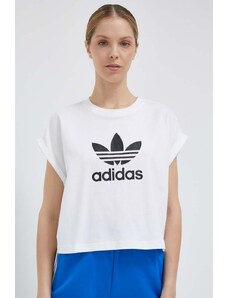 adidas Originals t-shirt bawełniany kolor biały IC5467-WHITE