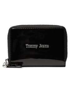 Mały Portfel Damski Tommy Jeans Tjw Must Small Za Patent AW0AW14974 BDS