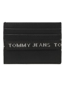 Etui na karty kredytowe Tommy Jeans Tjm Essential Leather Cc Holder AM0AM11219 BDS