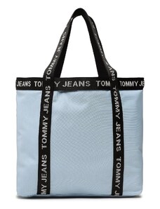 Torebka Tommy Jeans Tjw Essential Tote AW0AW14953 Błękitny