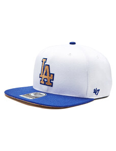 Czapka z daszkiem 47 Brand MLB Los Angeles Dodgers Corkscrew 47 CAPTAIN B-CORKS12WBP-WH White