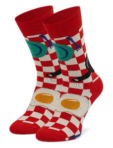 Skarpety wysokie unisex Happy Socks EBI01-4300 Czerwony