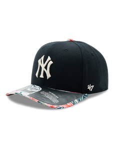 Czapka z daszkiem 47 Brand MLB New York Yankees Coastal Floral Snap 47 MVP DP B-CFLDP17GWP-BK Black