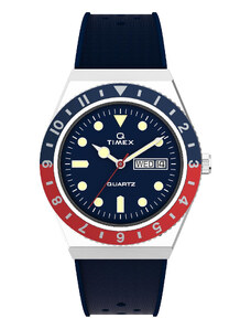 Zegarek Timex Q Reissue TW2V32100 Navy/Silver