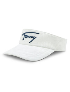 Daszek Tommy Jeans Spring Break Visor AW0AW14600 White YBL