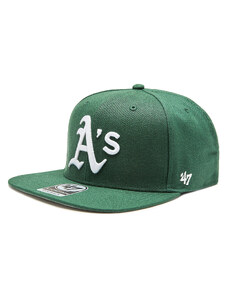Czapka z daszkiem 47 Brand MLB Oakland Athletics Sure Shot '47 CAPTAIN B-SRS18WBP-DGB Dark Green