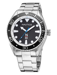 Zegarek Nautica NAPFWF117 Silver/Black