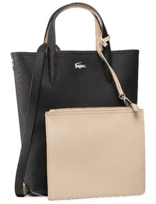 Torebka Lacoste Vertical Shopping Bag NF2991AA Black. Warm Sand A91