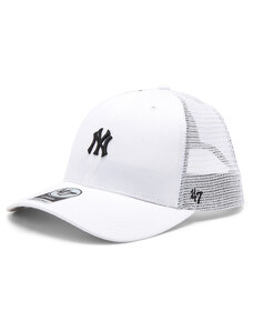 Czapka z daszkiem 47 Brand MLB New York Yankees Base Runner Mesh '47 MVP B-BRNMS17CTP-WHA White