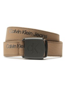 Pasek Męski Calvin Klein Jeans Plaque Logo Webbing Belt 38Mm K50K510473 GC7