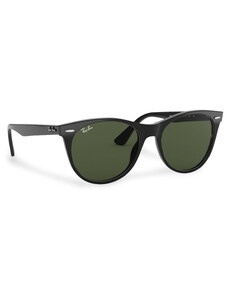 Okulary przeciwsłoneczne Ray-Ban Wayfarer II Classic 0RB2185 901/31 Black/Green Classic