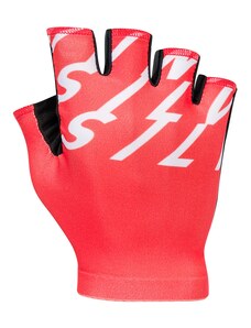 Rękawiczki rowerowe unisex Silvini Sarca czerwono-białe