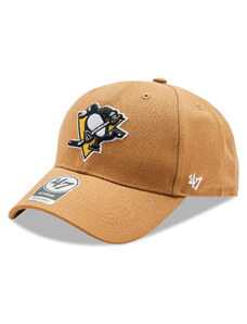 Czapka z daszkiem 47 Brand NHL Pittsburgh Penguins '47 MVP SNAPBACK H-MVPSP15WBP-QL Camel