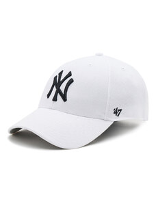 Czapka z daszkiem 47 Brand New York Yankees B-MVP17WBV-WHF White