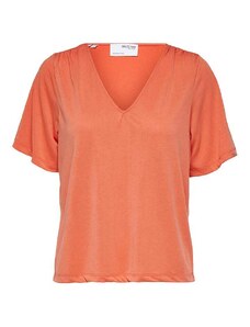 SELECTED FEMME Koszulka w kolorze pomarańczowym