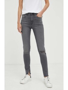 Levi's jeansy 721 damskie kolor szary