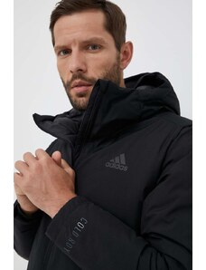 adidas kurtka puchowa męska kolor czarny zimowa HG6017