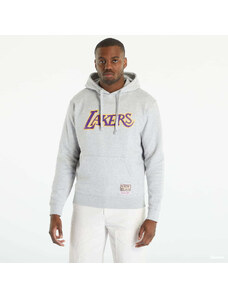 Męska bluza z kapturem Mitchell & Ness NBA Team Logo Hoody Lakers Grey