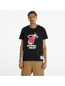 Koszulka męska Mitchell & Ness NBA Team Logo Tee Miami Heat Black