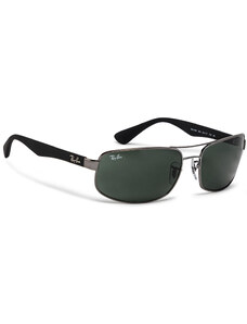 Okulary przeciwsłoneczne Ray-Ban RB3445 0RB3445 004 Gunmetal/Dark Green