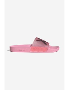 adidas Originals klapki Adilette HQ6856 kolor różowy HQ6856-ROZOWY