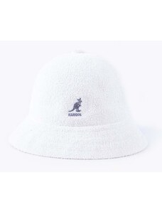 Kangol kapelusz Bermuda Casual kolor biały 0397BC WHITE 0397BC.WHITE-WHITE
