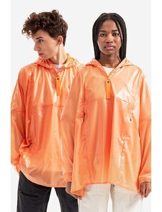 Rains kurtka przeciwdeszczowa Ultralight Anorak 18760 kolor pomarańczowy przejściowa oversize 18760.ORANGE