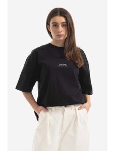 Tom Wood t-shirt bawełniany Adria Tee kolor czarny 22190.975-BLACK