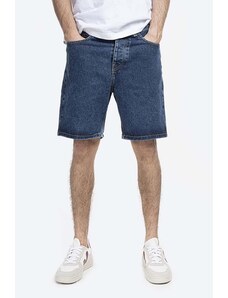 Carhartt WIP szorty jeansowe Newel męskie I029209.-BLUE.STONE